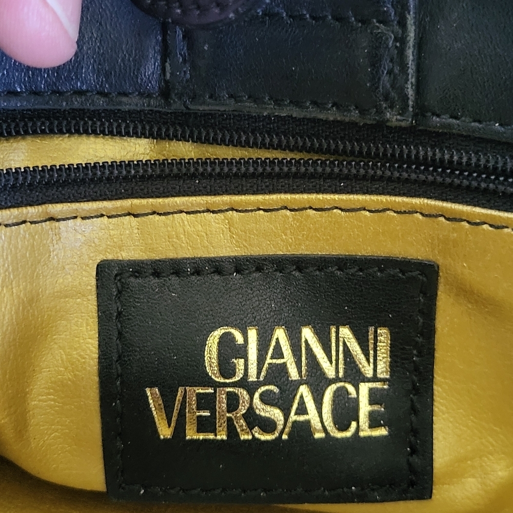 GIANNI VERSACE BAROQUE LEOPARD SHOULDER..Authentic.. - Picture 11 of 16